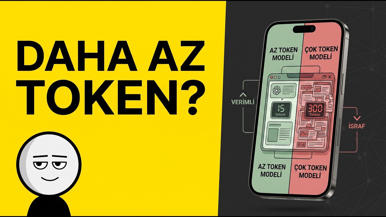 Aynı AI Modeliyle Daha Az Token videosu kapağı